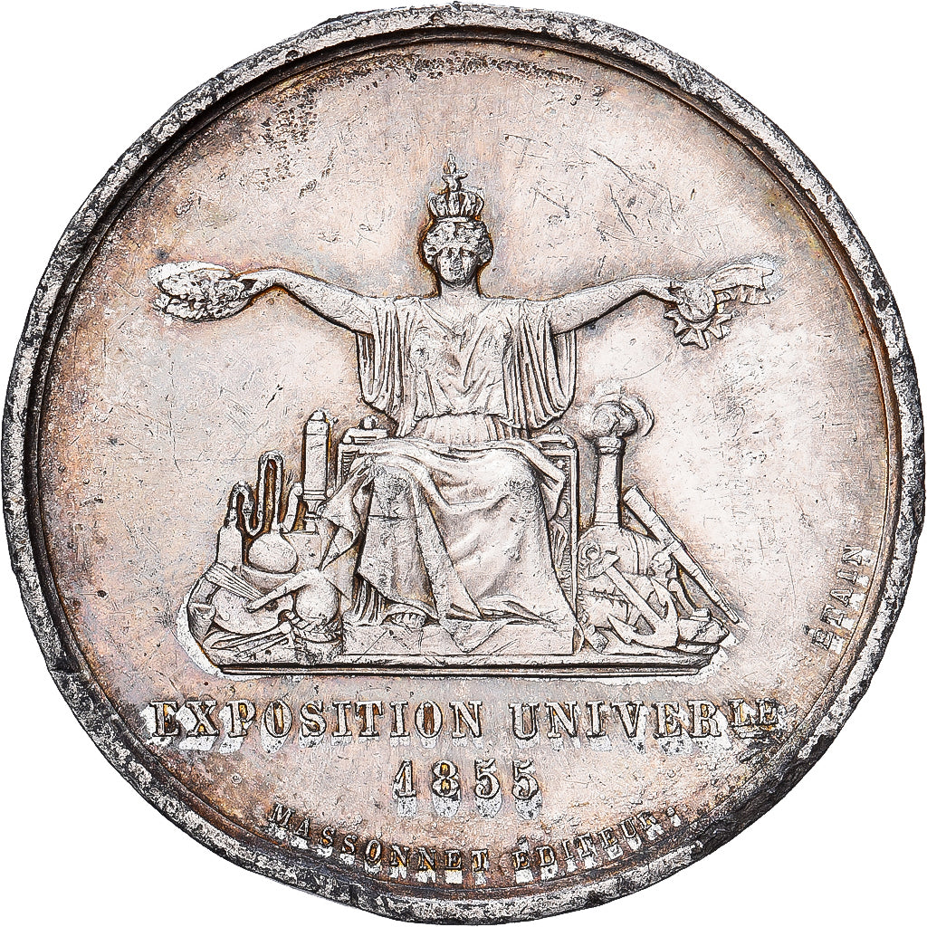 Francia, ficha, Impératrice Eugénie, Exposition universelle de Paris, 1855