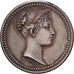Francia, medalla, Impératrice Marie-Louise, Souvenir d'une visite à la Monnaie