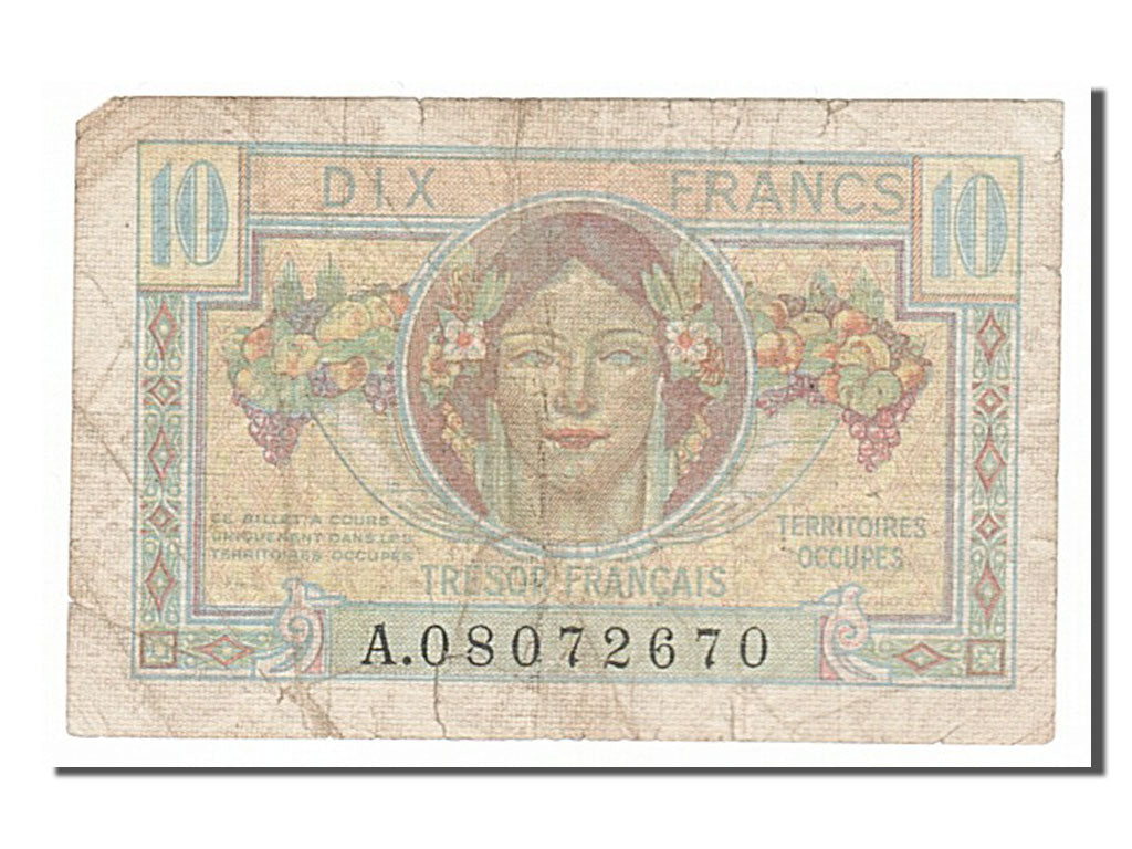 Banknote, France, 50 Francs, 1947 French Treasury, 1947, VF(20-25)