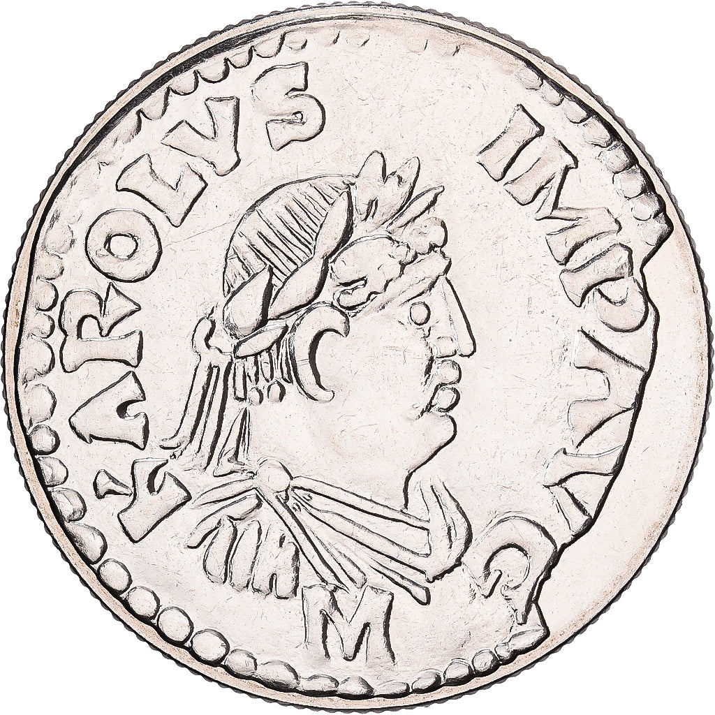 Frankrijk, 5 Francs, Denier de Charlemagne, 2000, MDP, Cupronickel, UNC-