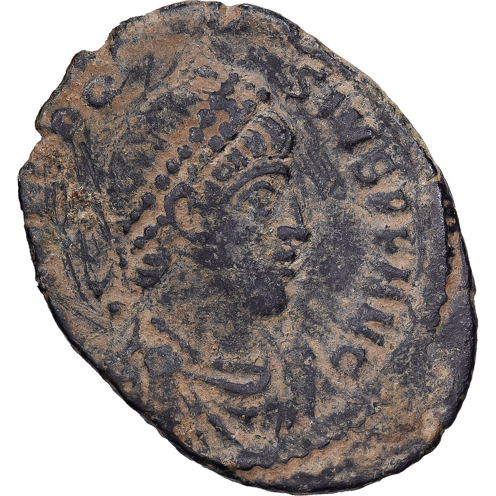 Roman Empire, Theodosius I, Nummus, 378-383, Constantinople, Bronze, SS