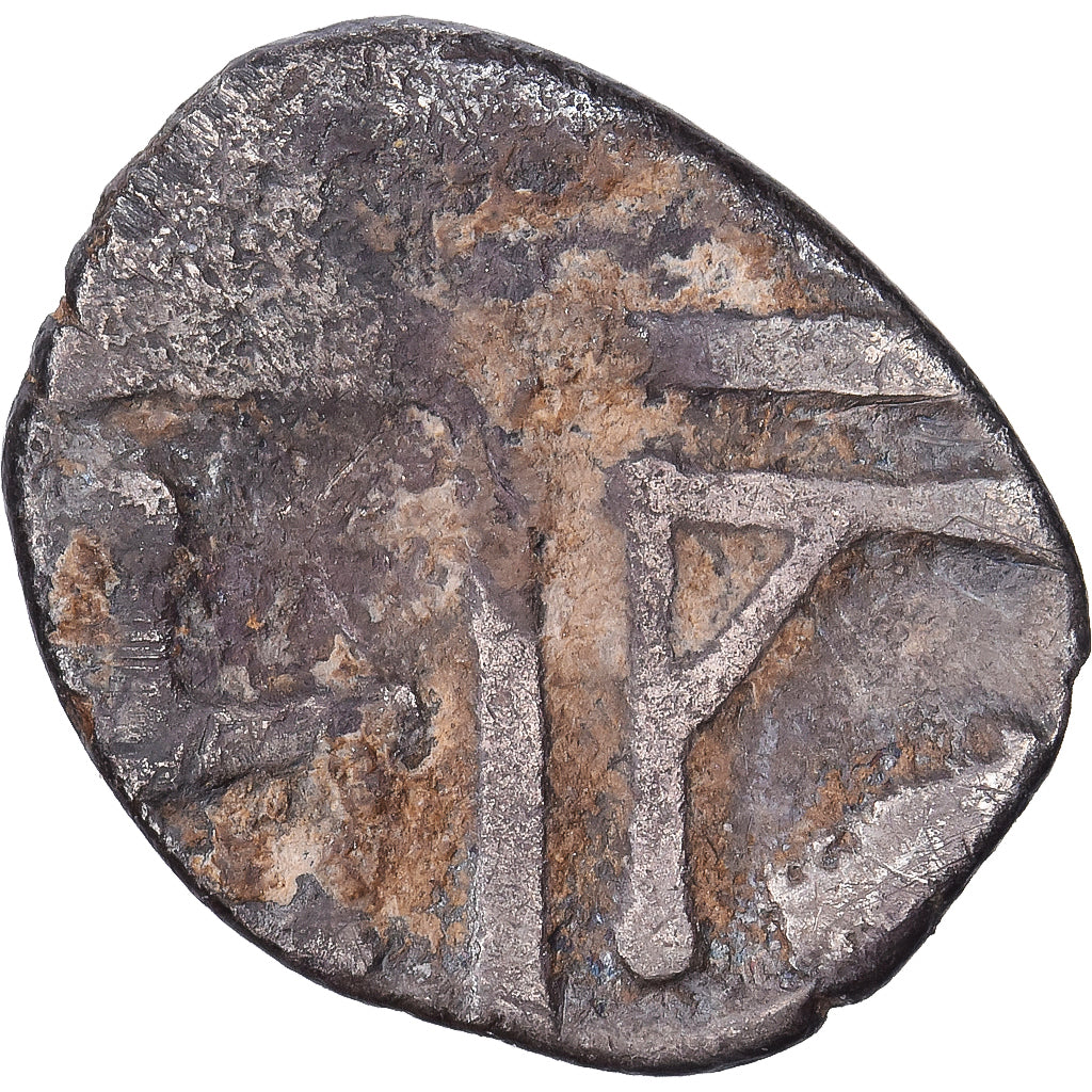 Gaul, Obol, 300-50 BC, Massalia, Zilver, FR, Feugère-Py:OBM-10-1