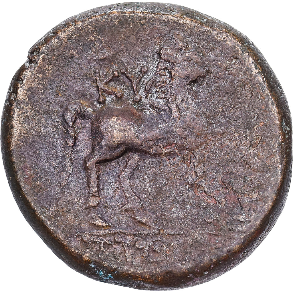 Eolia, Bronze Unit, 250-200 BC, Kyme, Brązowy, VF(30-35)