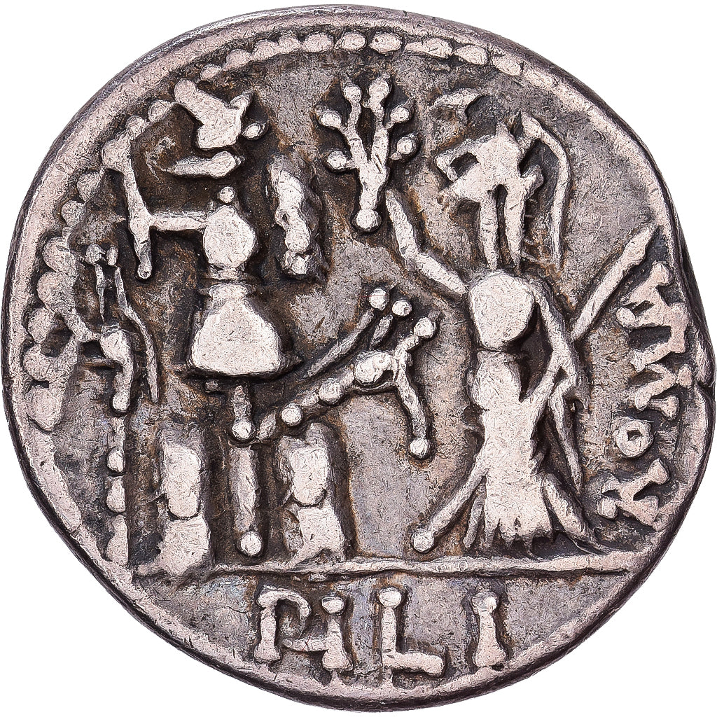 Roman Republic, Denarius, 119 BC, Rome, Plata, MBC, Crawford:281/1