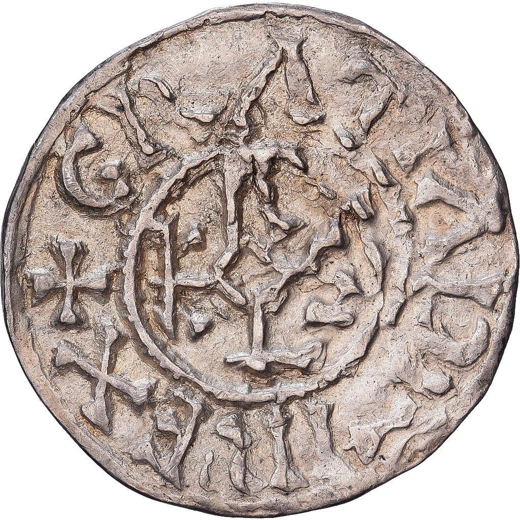Frankreich, Charles II le Chauve, Denier, 840-877, Le Mans, Silber, SS