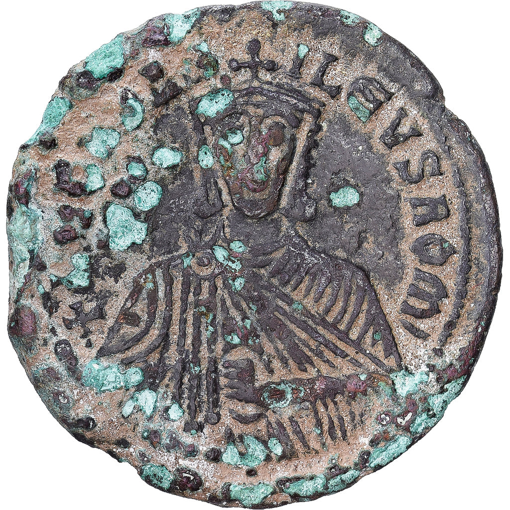 Byzantine Empire, Leo VI the Wise, Follis, 886, Constantinople, Bronze, SS