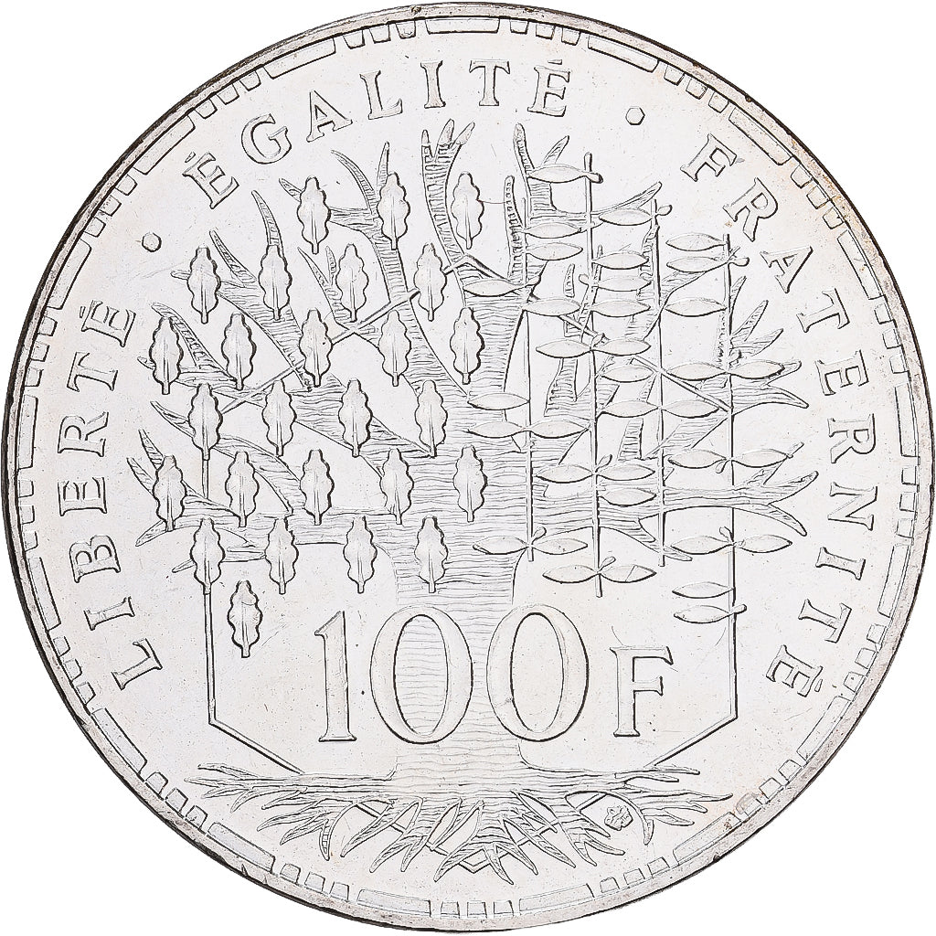 Frankreich, 100 Francs, 1995, MDP, Pantheon, Silber, VZ, Gadoury:898, KM:951.1