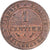 France, 1 Centime, Cérès, 1886, MDP, Bronze, AU(55-58), Gadoury:88