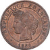 Frankrijk, 1 Centime, Cérès, 1886, MDP, Bronzen, PR, Gadoury:88