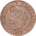 Frankrijk, 1 Centime, Cérès, 1892, MDP, Bronzen, ZF, Gadoury:88