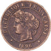 Francia, 1 Centime, Cérès, 1896, MDP, Bronzo, BB, Gadoury:88