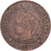 Francia, 2 Centimes, Cérès, 1897, MDP, Bronzo, MB+, Gadoury:105