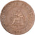 French Indochina, Cent, 1888, MDP, Bronze, EF(40-45), Lecompte:39
