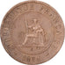 Frans Indo-China, Cent, 1888, MDP, Bronzen, ZF, Lecompte:39
