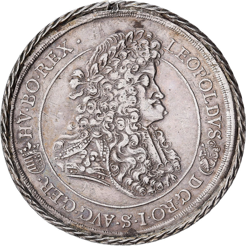 Slowakei, Leopold I, 1 Thaler, 1692, Kremnica, Silber, SS, KM:214