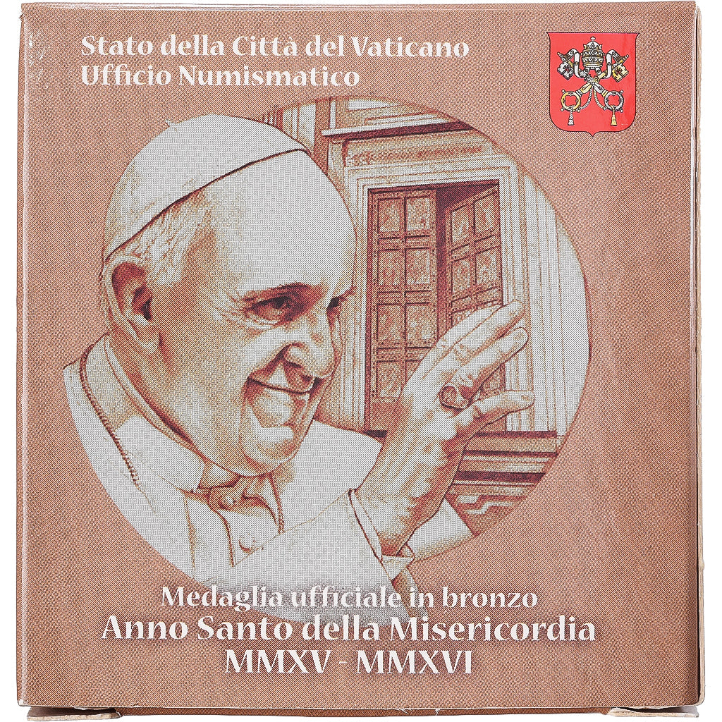 CIDADE DO VATICANO, medalha, 2015-2016, Bronze, MS(65-70)