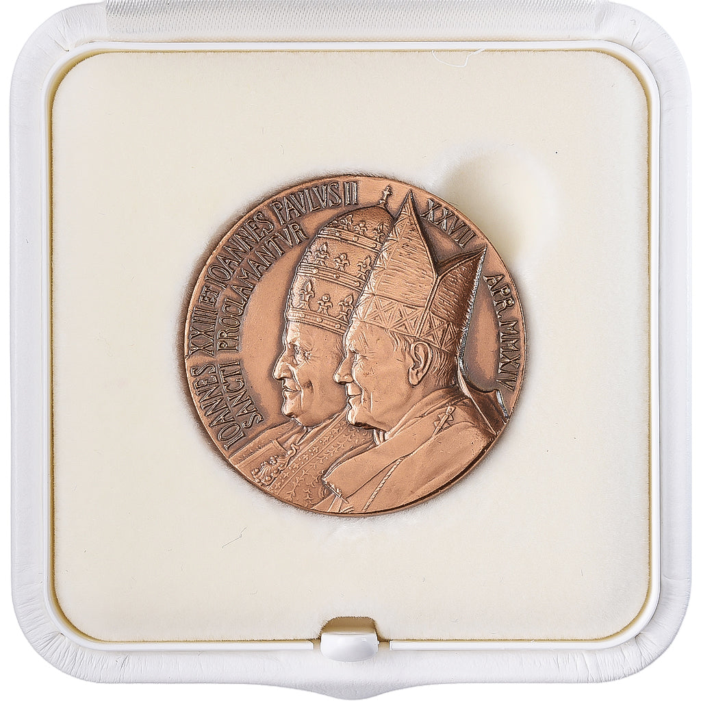 CITTÀ DEL VATICANO, medaglia, 2014, Bronzo, Canonisation Jean XXIII et