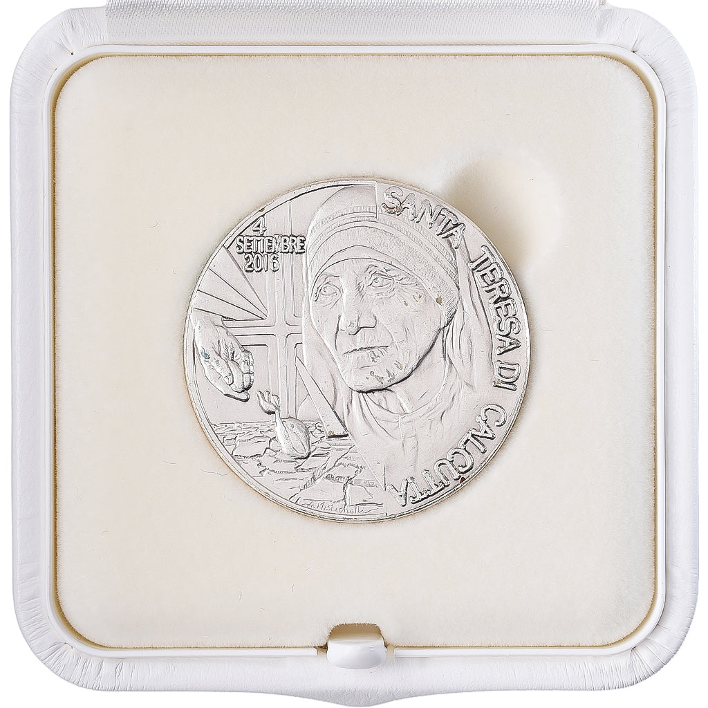 PAŃSTWO WATYKAŃSKIE, medal, 2016, Srebro, Teresa de Calcuta, MS(65-70)