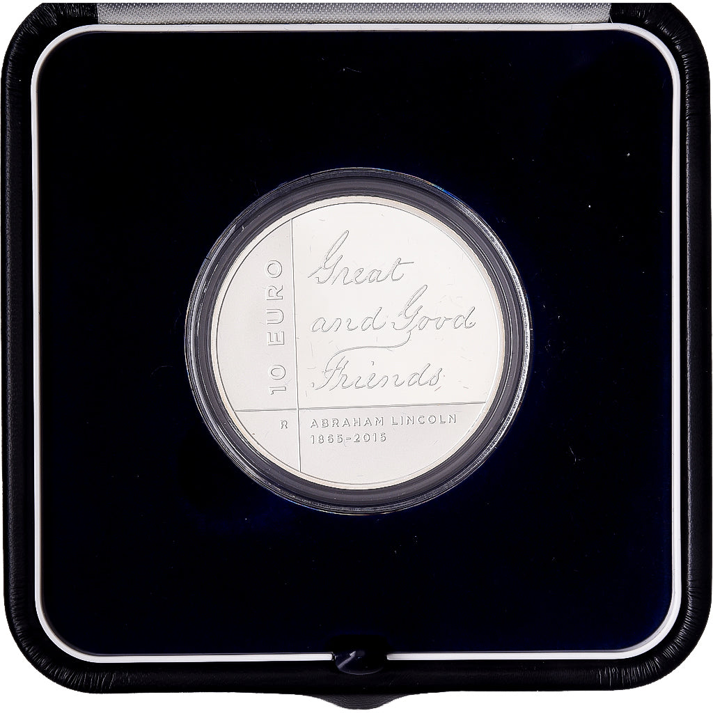San Marino, 10 Euro, Scomparsa di Abraham Lincoln (150° Anniv.), PP, 2015