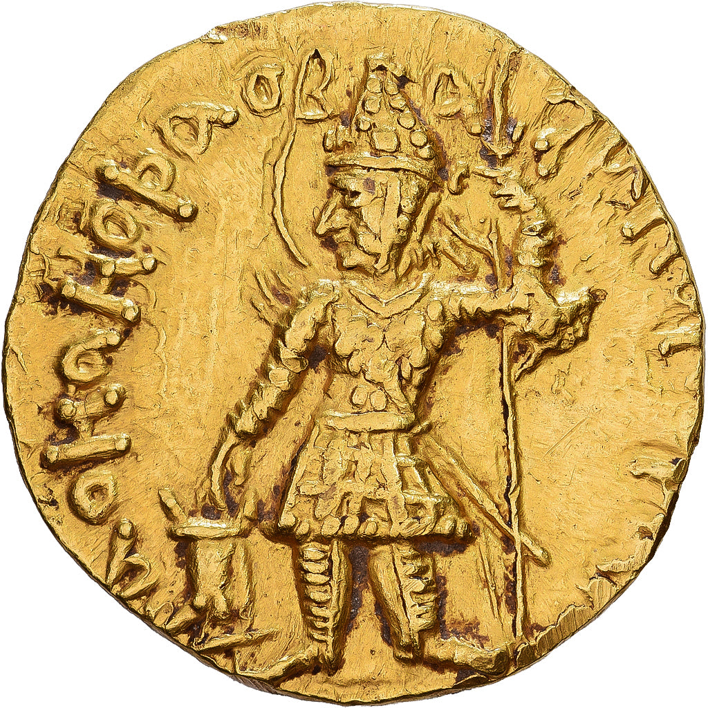 Kushan Empire, Vasudeva I, Stater, ca. 192-225, Gold, VZ