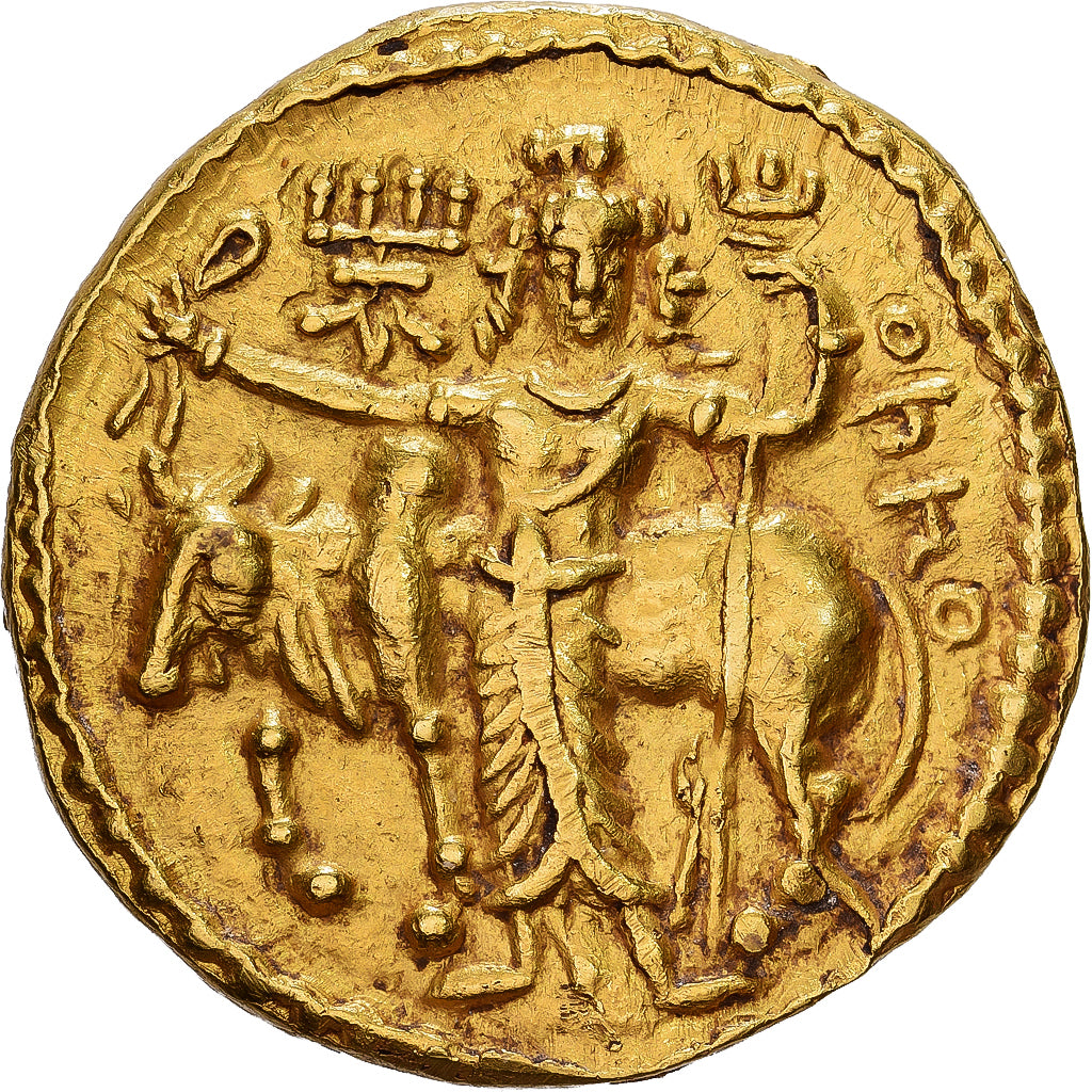 Kushan Empire, Vasudeva I, Stater, ca. 192-225, Gold, VZ