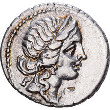 Roman Republic, Julius Caesar, Denarius, 47-46 BC, Uncertain mint, Srebro