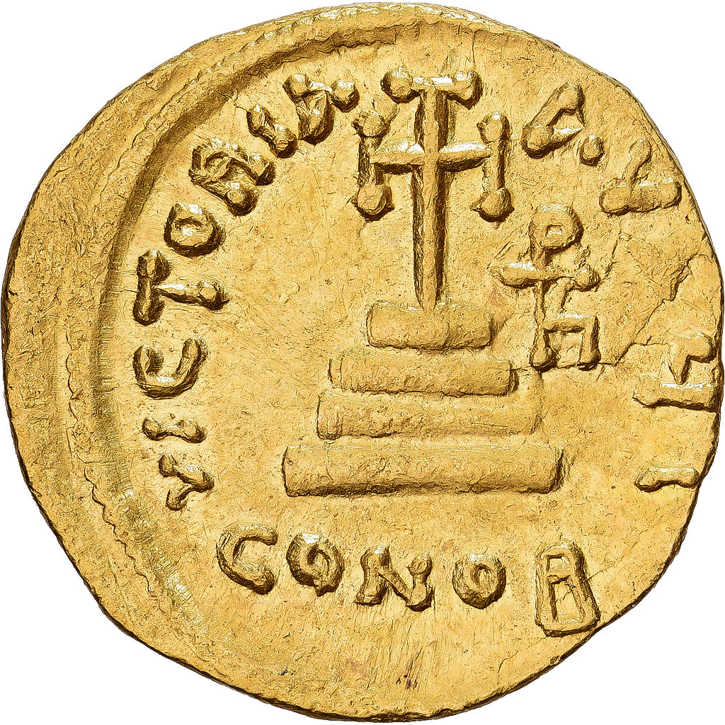 Byzantine Empire, Heraclius, Solidus, 639-641, Constantinople, Złoto, MS(63)