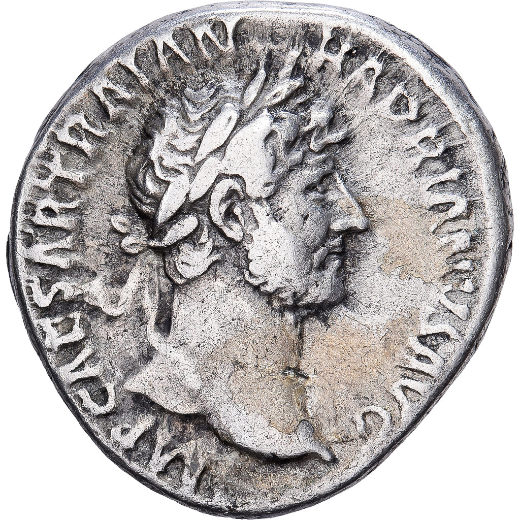 Roman Empire, Hadrius, Denarius, 120-121, Rome, Zilver, ZF, Cohen:1327, RIC:374