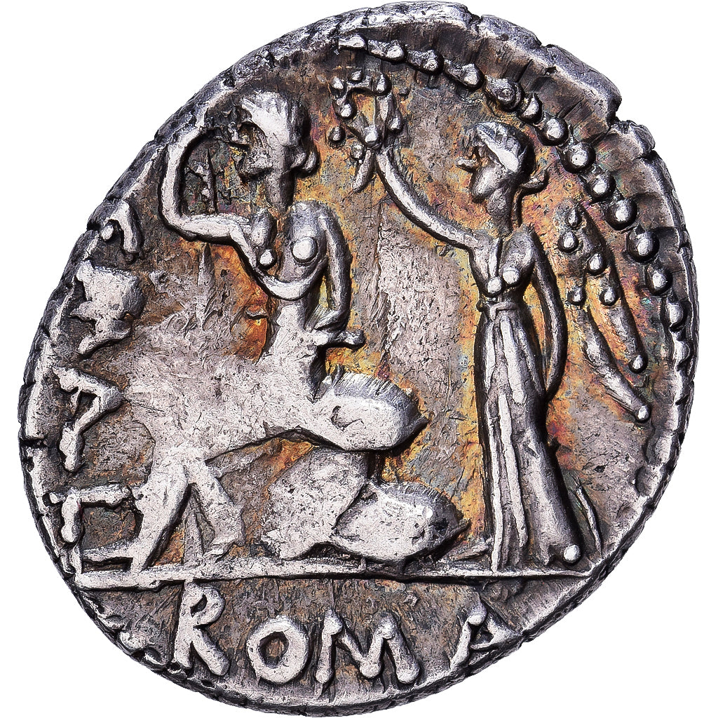 Roman Republic, Caecilia, Denarius, 95-92 BC, Rome, Zilver, FR+, Crawford:335/1b