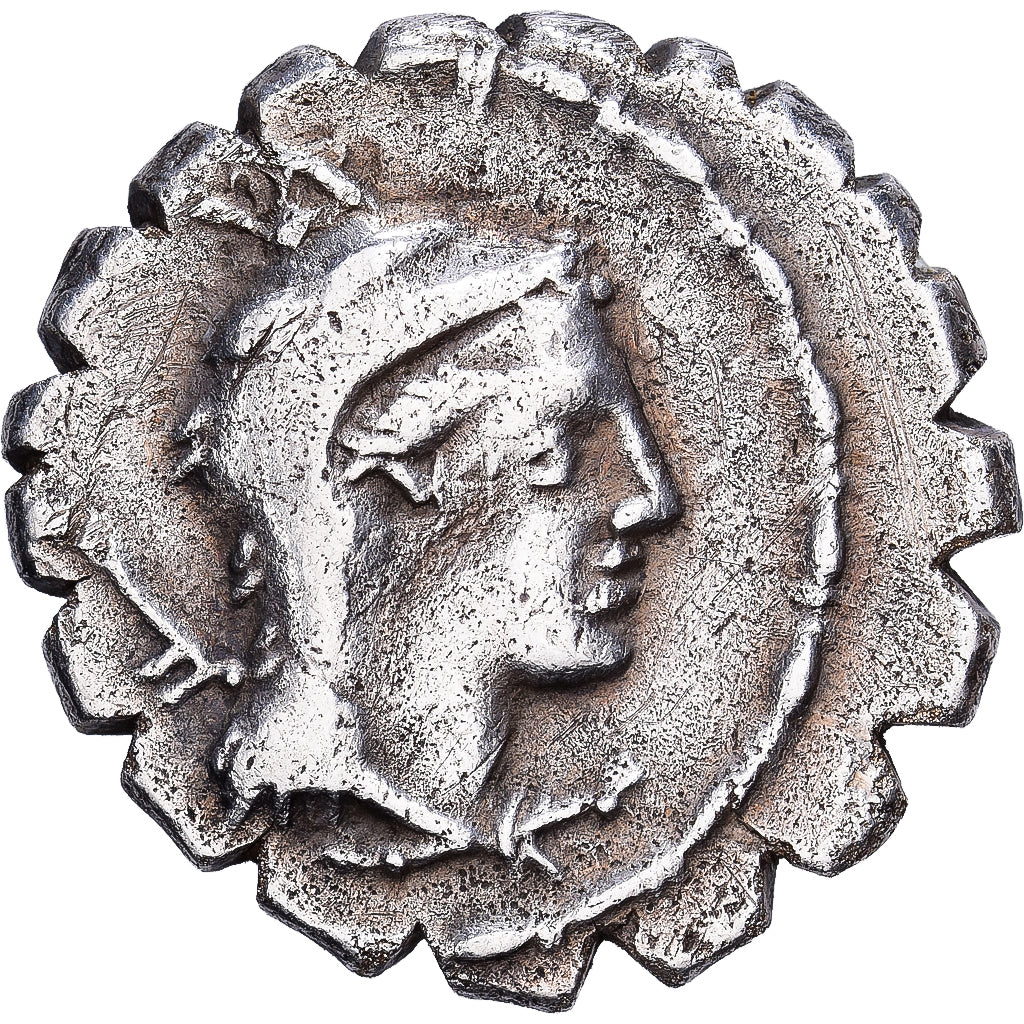 Roman Republic, Papia, Denarius Serratus, 79 BC, Rome, Zilver, ZF