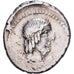 Roman Republic, Calpurnius Piso Frugi, Denarius, 90 BC, Rome, Silver, VF(20-25)