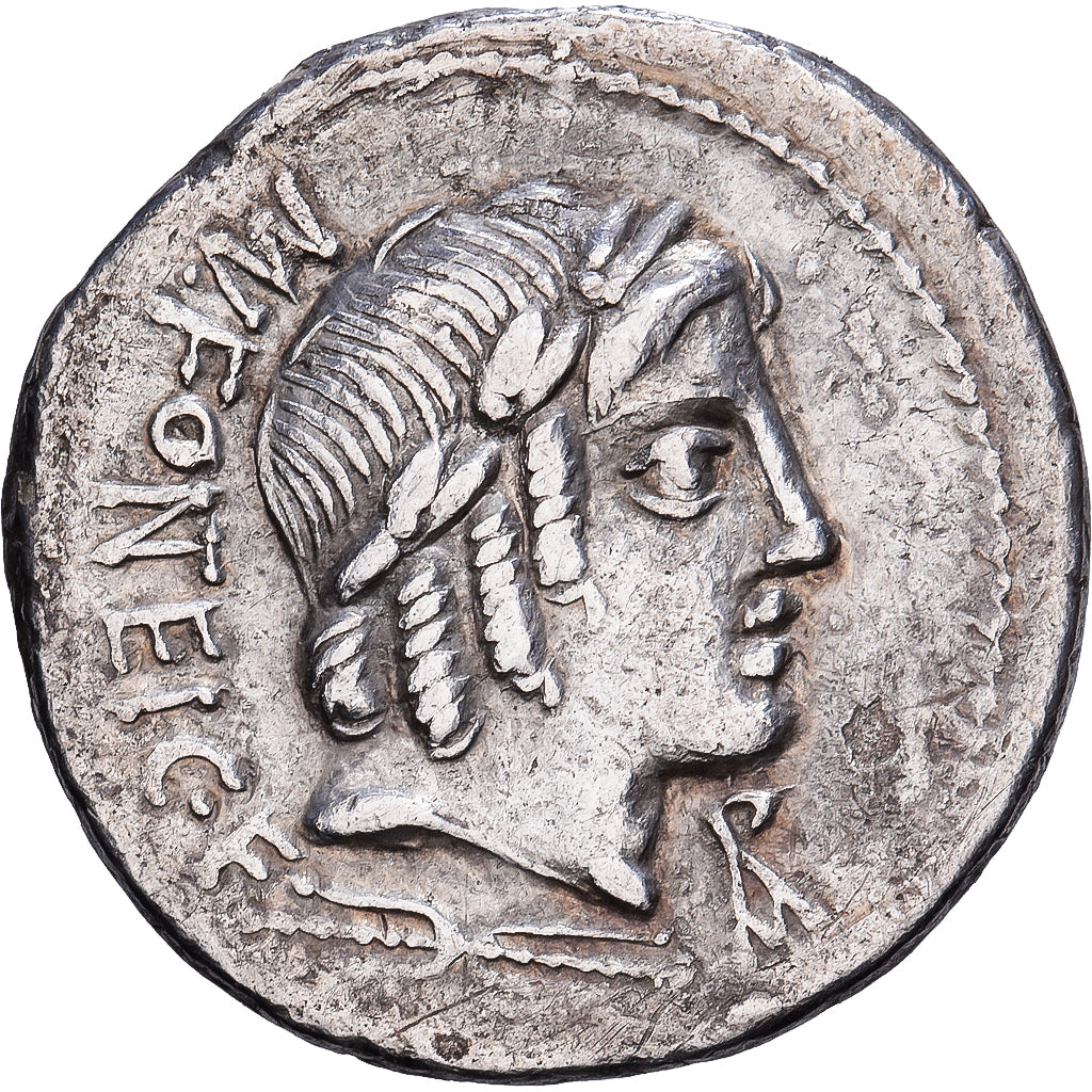 Roman Republic, Fonteia, Denarius, 85 BC, Rome, Plata, MBC+, Crawford:353/1a