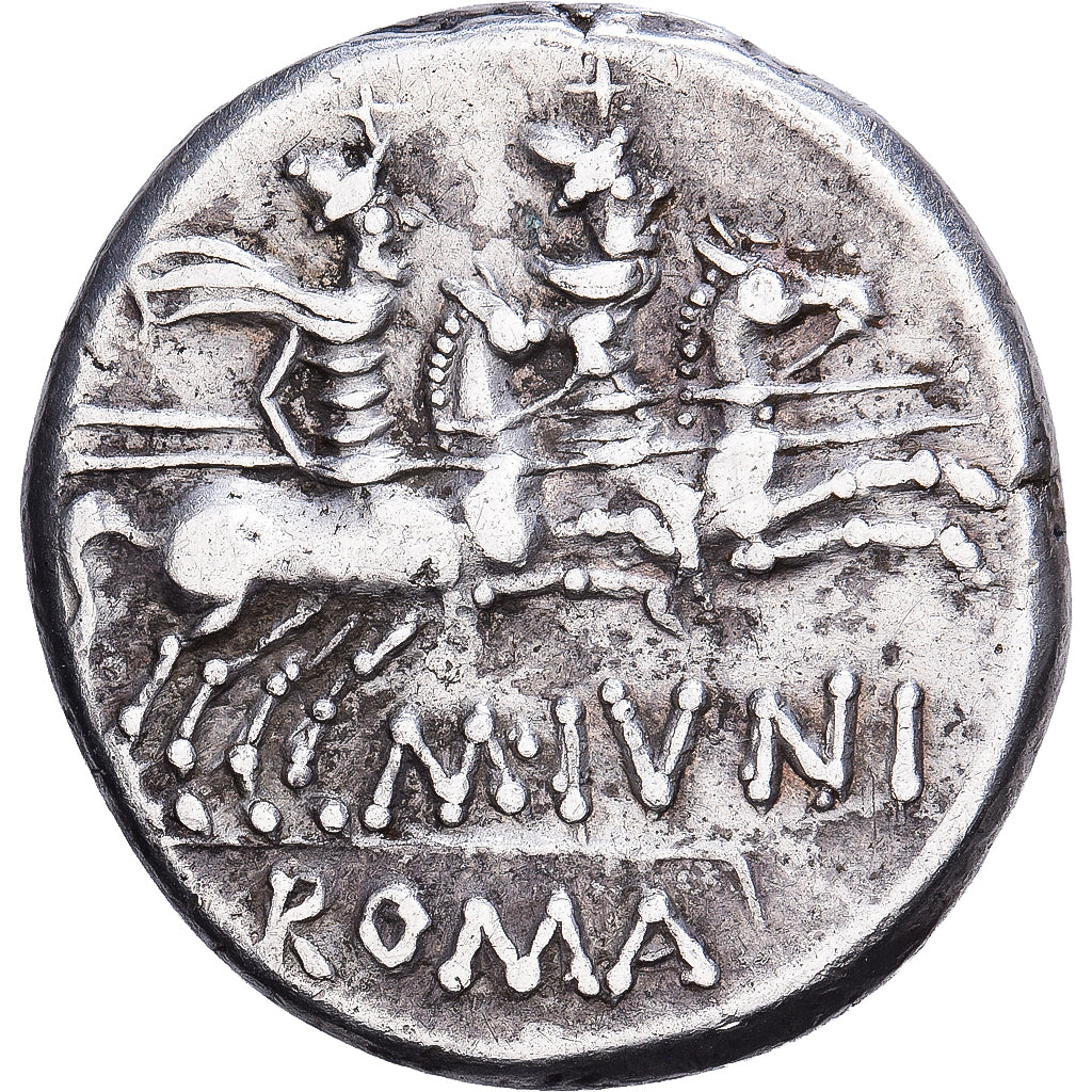 Roman Republic, Iunia, Denarius, 145 BC, Rome, Zilver, ZF+, Crawford:220/1