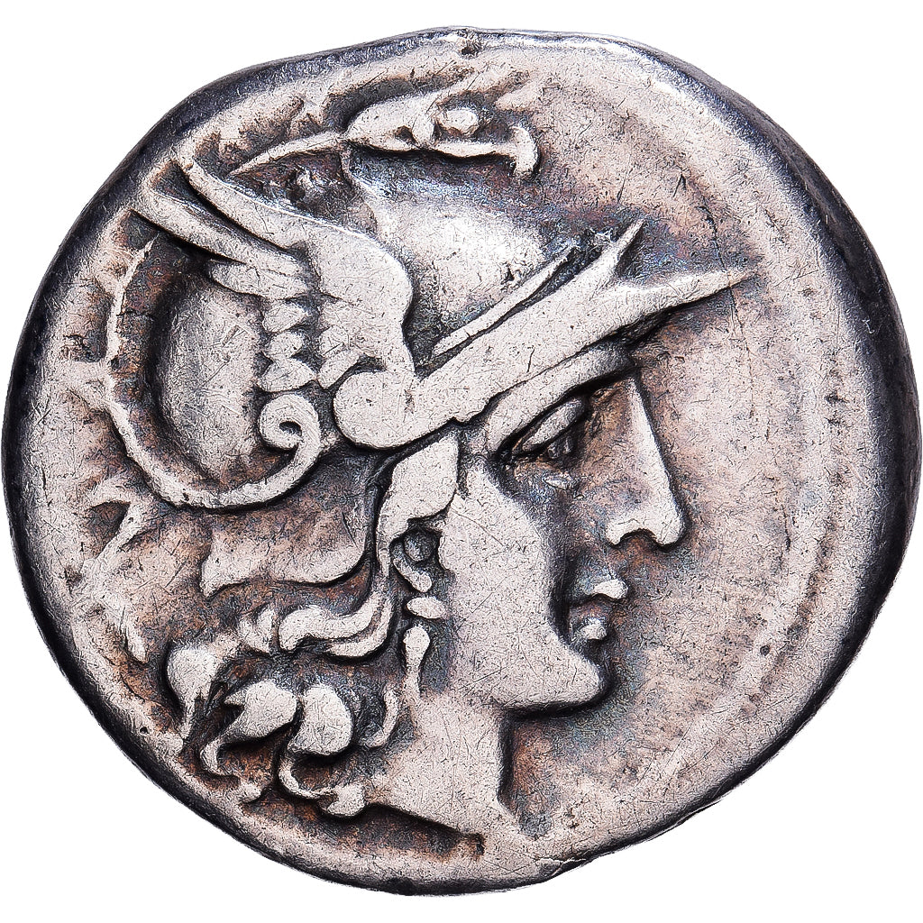 Roman Republic, Anonymous, Denarius, 211-208 BC, Rome, Silver, EF(40-45)