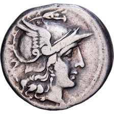 République romaine, Anonyme, Denier, 211-208 BC, Rome, Argent, TTB