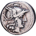 Roman Republic, Anonymous, Denarius, 211-208 BC, Rome, Silver, EF(40-45)
