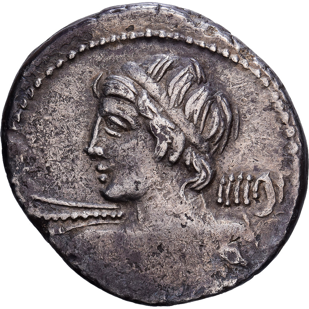 Roman Republic, Licinia, Denarius, 84 BC, Rome, Plata, MBC+, Crawford:354/1