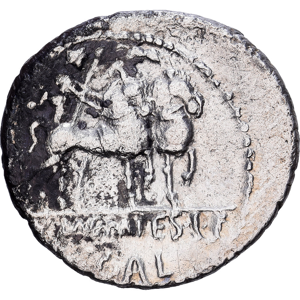 Roman Republic, Memmia, Denarius, 87 BC, Rome, Prata, VF(20-25), Crawford:349/1