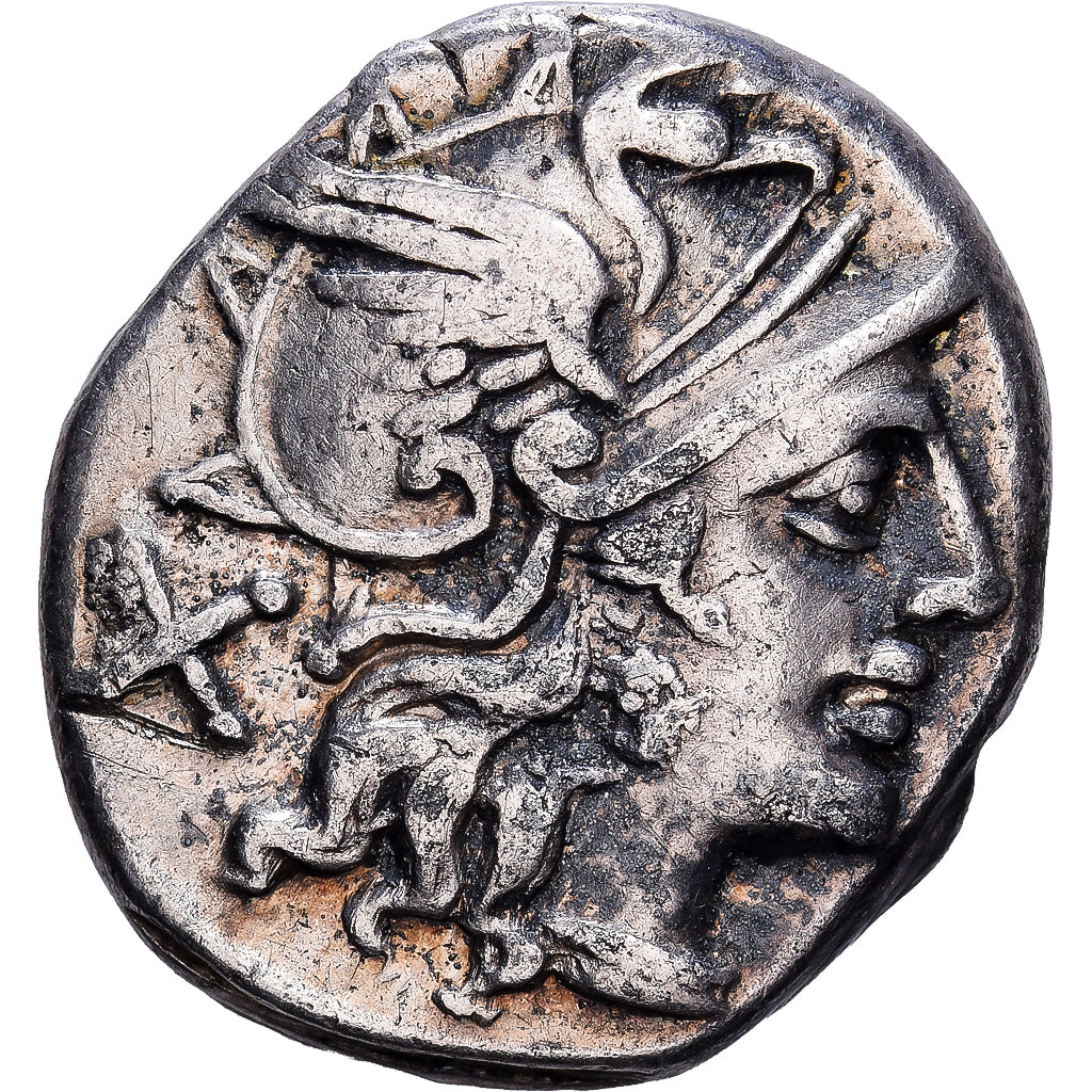 Roman Republic, Saufeia, Denarius, 152 BC, Rome, Silver, EF(40-45)