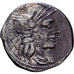 Roman Republic, Papiria, Denarius, 121 BC, Rome, Zilver, ZF