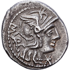 Roman Republic, Vargunteia, Denarius, 130 BC, Rome, Silver, AU(50-53)