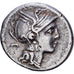 Roman Republic, Claudia, Denarius, 111-110 BC, Rome, Silver, EF(40-45)