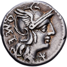 République romaine, Caecilia, Denier, 130 BC, Rome, Argent, TTB, Crawford:256/1
