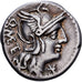 Roman Republic, Caecilia, Denarius, 130 BC, Rome, Zilver, ZF, Crawford:256/1