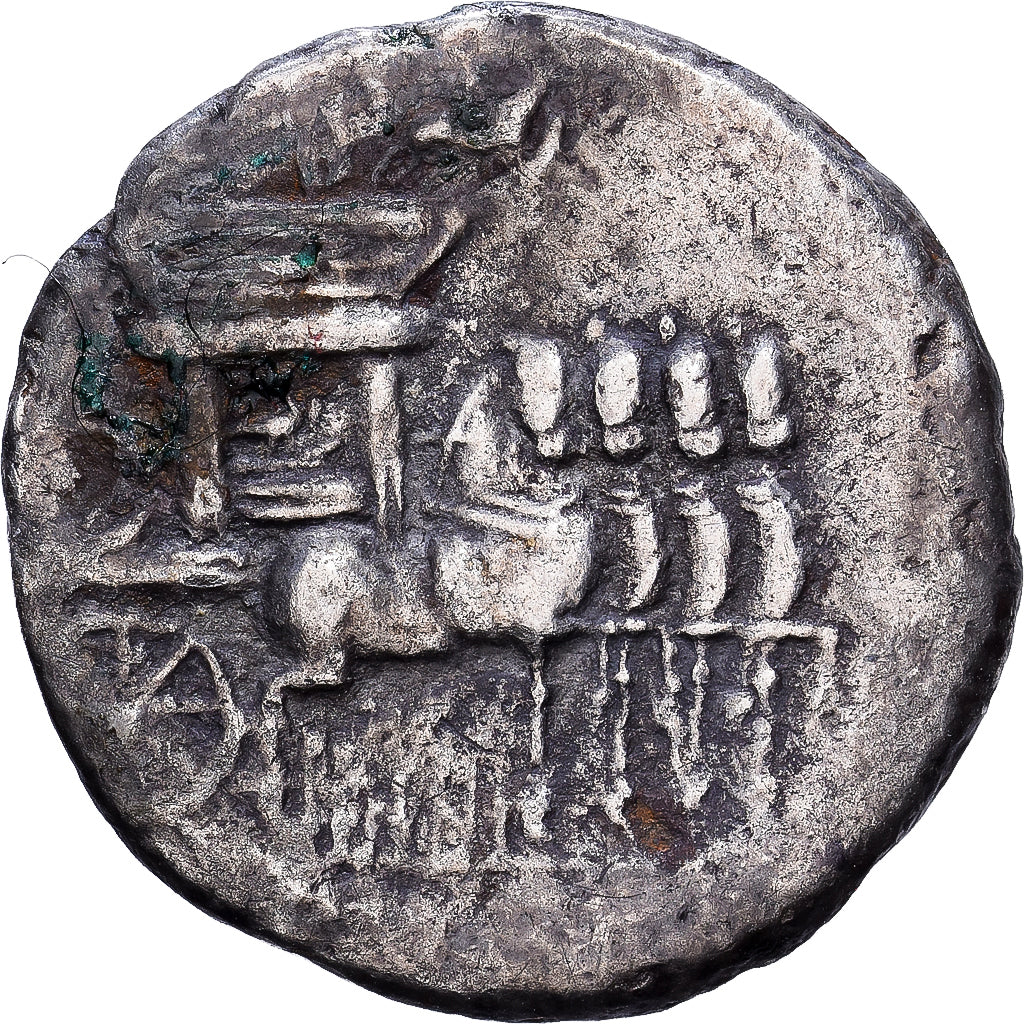 Roman Republic, Rubria, Denarius, 87 BC, Rome, Silber, S+, Crawford:348/3