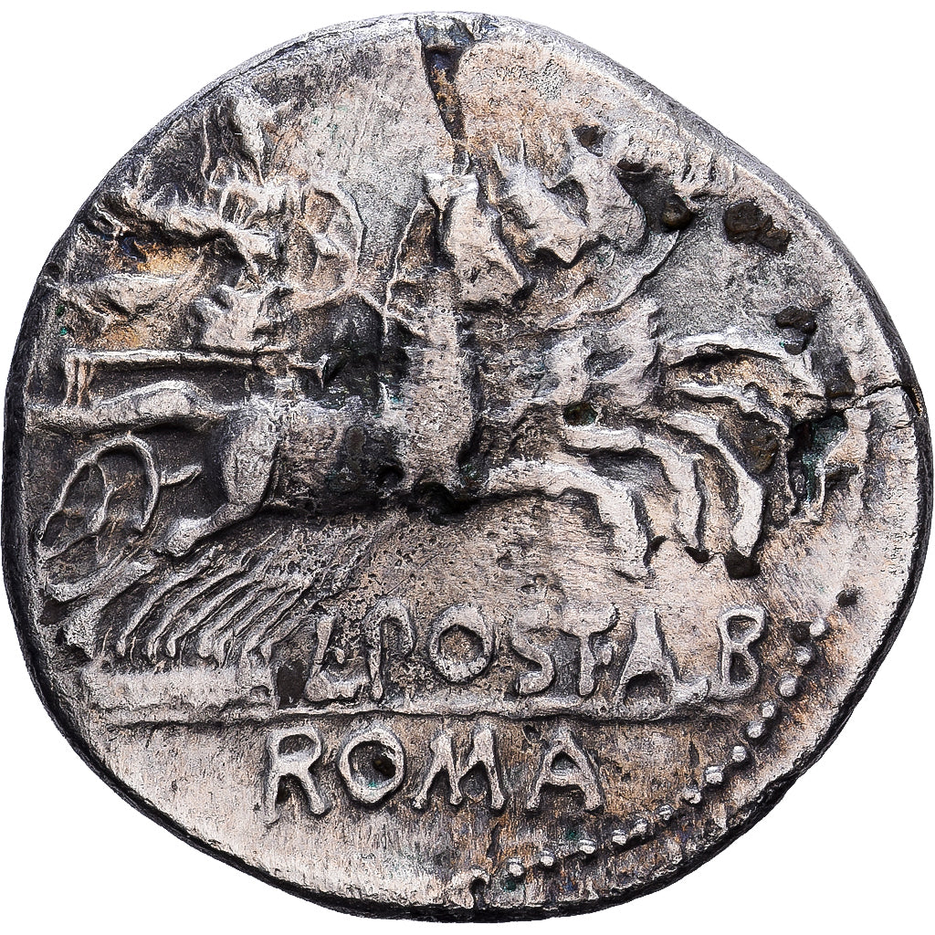 Roman Republic, Postumia, Denarius, 131 BC, Rome, Silver, EF(40-45)