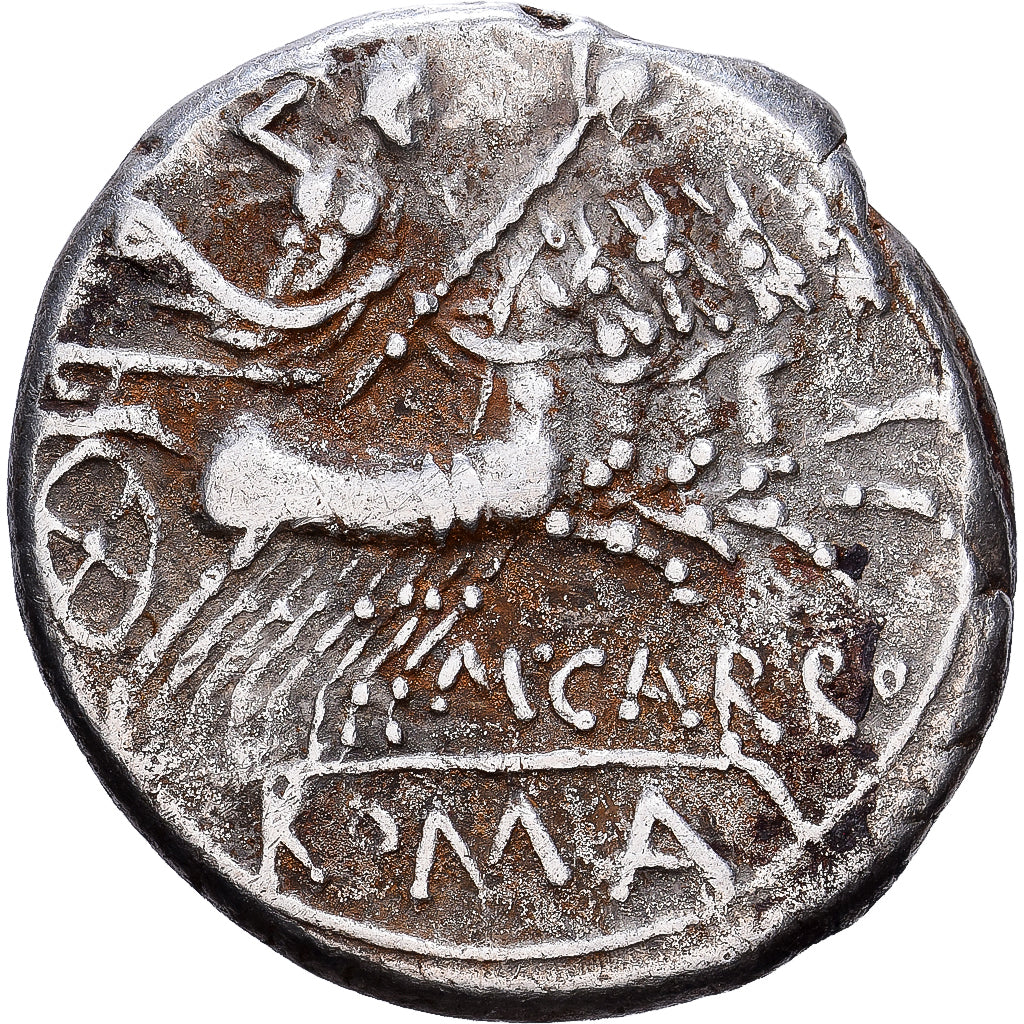 Roman Republic, Papiria, Denarius, 121 BC, Rome, Srebro, EF(40-45)