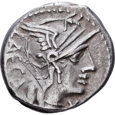 Roman Republic, Porcia, Denarius, 125 BC, Rome, Prata, EF(40-45), Crawford:270/1