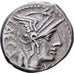 Roman Republic, Porcia, Denarius, 125 BC, Rome, Prata, EF(40-45), Crawford:270/1