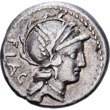 République romaine, Rutilia, Denier, 77 BC, Rome, Argent, TTB, Crawford:387/1